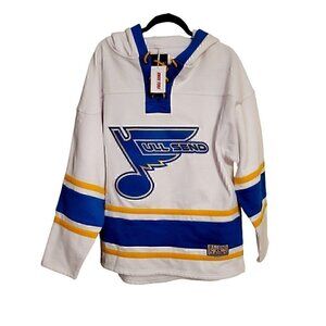 FULL SEND Nelk Boys Hockey Hoodie St. Louis Blues Limited Edition Men's Size Med
